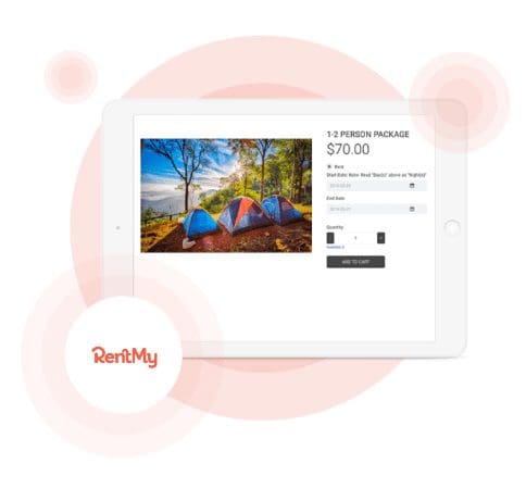 Real-time ecommerce rentals
