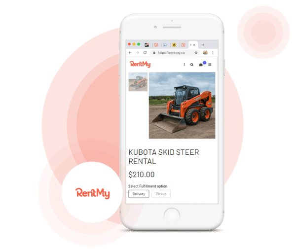 Real-time construction equipment rental availability